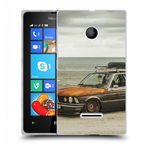 Дизайнерский пластиковый чехол для Microsoft Lumia 435 BMW