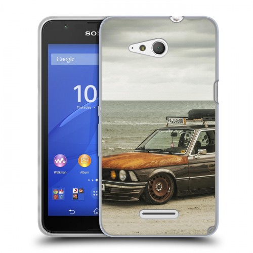 Дизайнерский пластиковый чехол для Sony Xperia E4g BMW