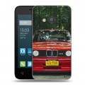 Дизайнерский силиконовый чехол для Alcatel One Touch Pixi 4 (4) BMW