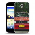 Дизайнерский пластиковый чехол для ZTE Blade A510 BMW