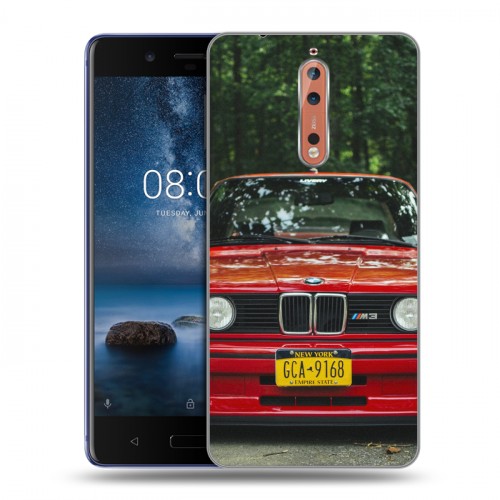 Дизайнерский пластиковый чехол для Nokia 8 BMW