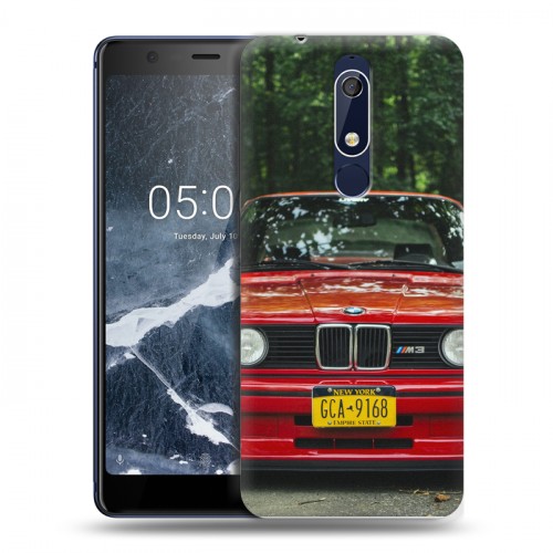 Дизайнерский пластиковый чехол для Nokia 5.1 BMW