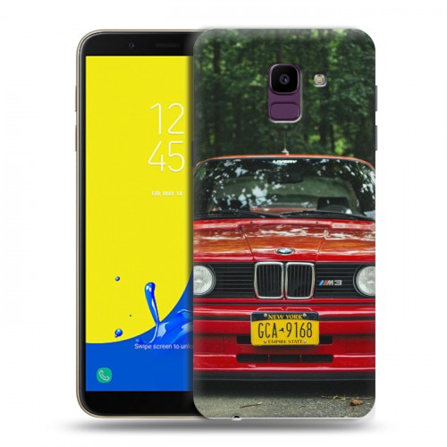 Дизайнерский пластиковый чехол для Samsung Galaxy J6 BMW