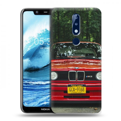 Дизайнерский силиконовый чехол для Nokia 5.1 Plus BMW