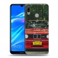 Дизайнерский пластиковый чехол для Huawei Y6 (2019) BMW