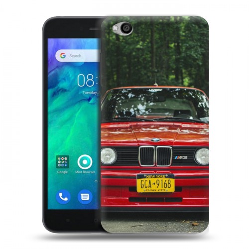 Дизайнерский пластиковый чехол для Xiaomi RedMi Go BMW