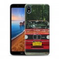 Дизайнерский силиконовый чехол для Xiaomi RedMi 7A BMW