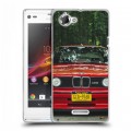 Дизайнерский пластиковый чехол для Sony Xperia L BMW