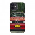 Дизайнерский пластиковый чехол для Iphone 12 Mini BMW