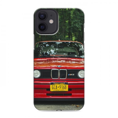 Дизайнерский пластиковый чехол для Iphone 12 Mini BMW