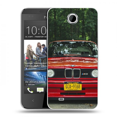 Дизайнерский пластиковый чехол для HTC Desire 300 BMW