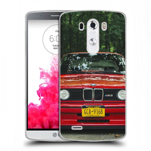 Дизайнерский пластиковый чехол для LG G3 (Dual-LTE) BMW