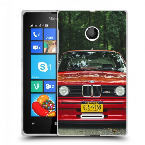 Дизайнерский пластиковый чехол для Microsoft Lumia 435 BMW