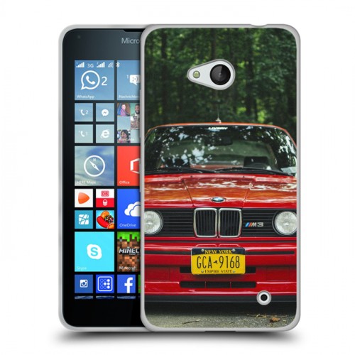 Дизайнерский пластиковый чехол для Microsoft Lumia 640 BMW