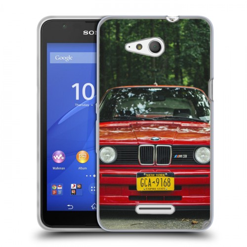 Дизайнерский пластиковый чехол для Sony Xperia E4g BMW