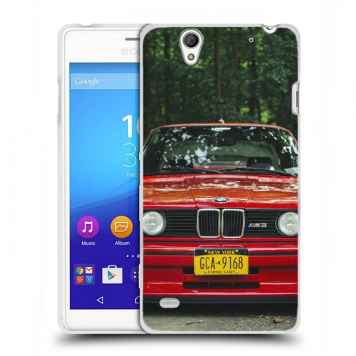 Дизайнерский пластиковый чехол для Sony Xperia C4 BMW