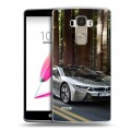 Дизайнерский пластиковый чехол для LG G4 Stylus BMW