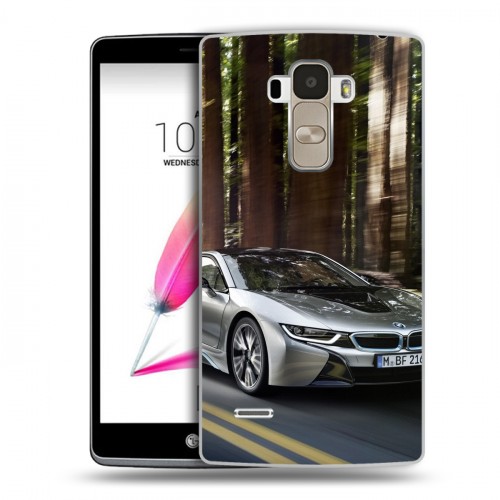 Дизайнерский пластиковый чехол для LG G4 Stylus BMW