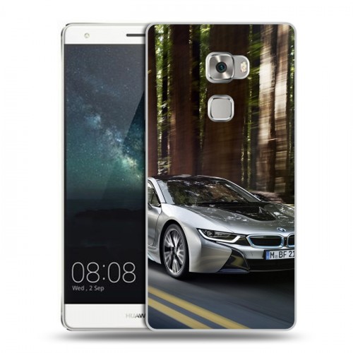 Дизайнерский пластиковый чехол для Huawei Mate S BMW