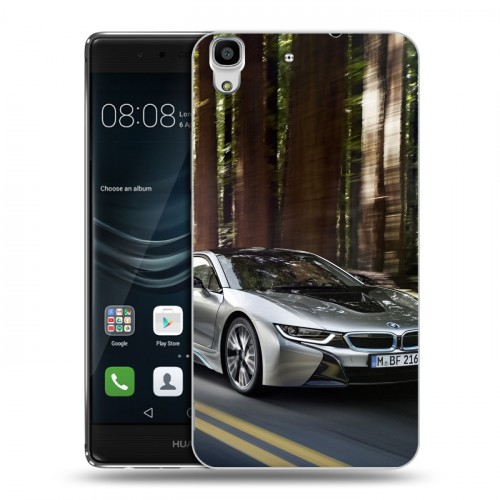 Дизайнерский пластиковый чехол для Huawei Y6II BMW