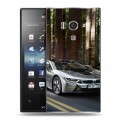 Дизайнерский пластиковый чехол для Sony Xperia acro S BMW