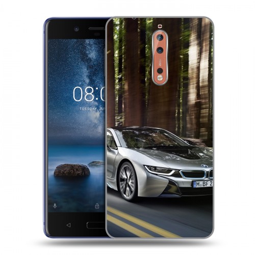 Дизайнерский пластиковый чехол для Nokia 8 BMW