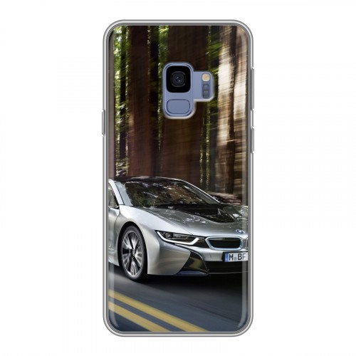 Дизайнерский пластиковый чехол для Samsung Galaxy S9 BMW