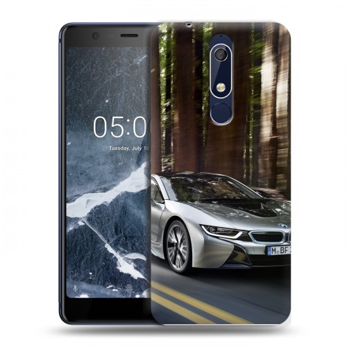 Дизайнерский пластиковый чехол для Nokia 5.1 BMW