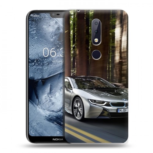 Дизайнерский силиконовый чехол для Nokia 6.1 Plus BMW