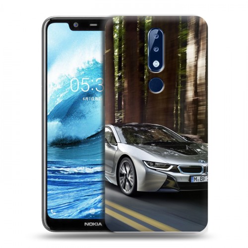 Дизайнерский силиконовый чехол для Nokia 5.1 Plus BMW