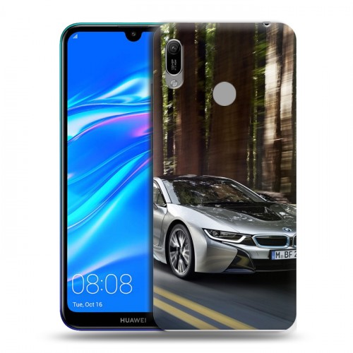 Дизайнерский пластиковый чехол для Huawei Y6 (2019) BMW