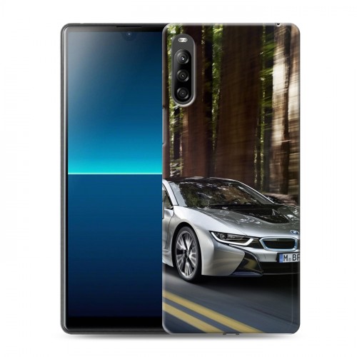 Дизайнерский силиконовый с усиленными углами чехол для Sony Xperia L4 BMW