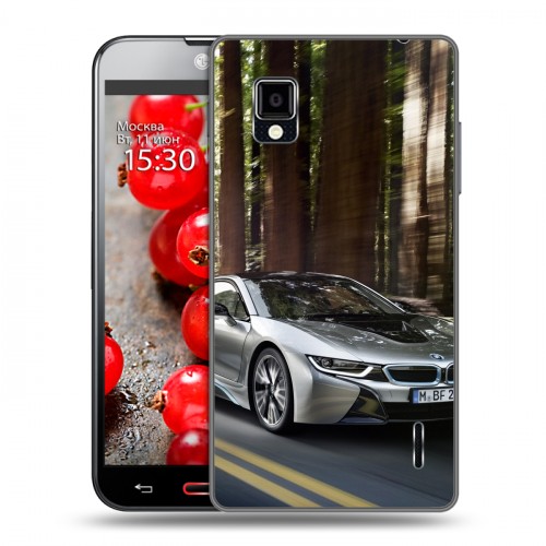 Дизайнерский пластиковый чехол для LG Optimus G BMW