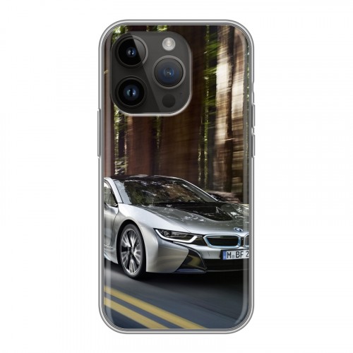 Дизайнерский силиконовый чехол для Iphone 14 Pro BMW