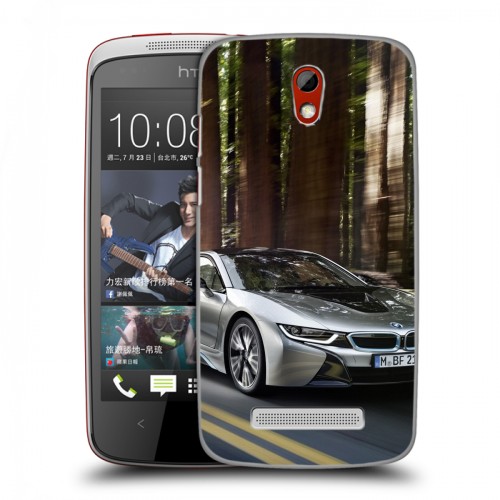 Дизайнерский пластиковый чехол для HTC Desire 500 BMW