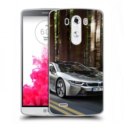 Дизайнерский пластиковый чехол для LG G3 (Dual-LTE) BMW