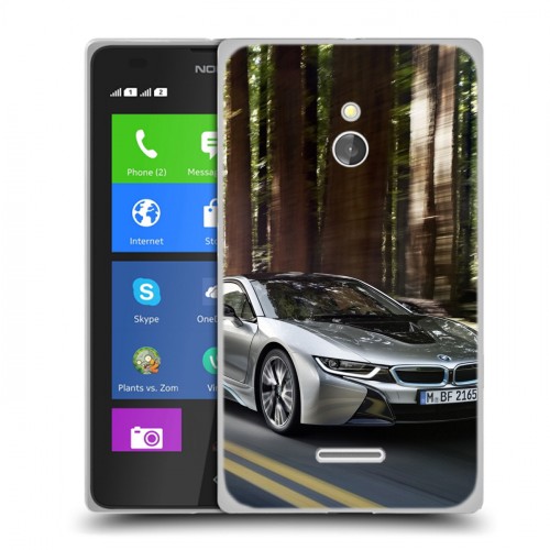 Дизайнерский силиконовый чехол для Nokia XL BMW