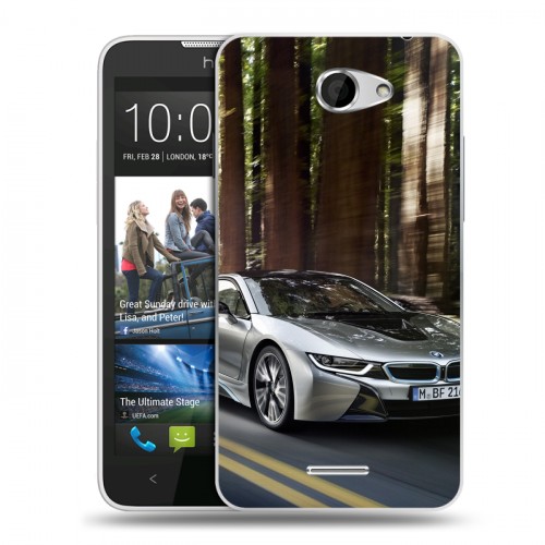 Дизайнерский пластиковый чехол для HTC Desire 516 BMW