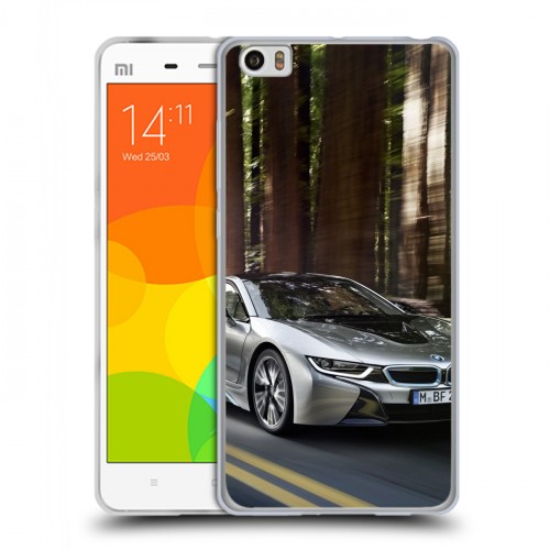 Дизайнерский силиконовый чехол для Xiaomi Mi Note BMW