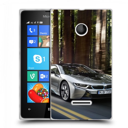 Дизайнерский пластиковый чехол для Microsoft Lumia 435 BMW