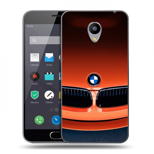 Дизайнерский пластиковый чехол для Meizu M2 Note BMW