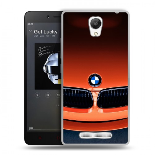 Дизайнерский силиконовый чехол для Xiaomi RedMi Note 2 BMW