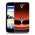 Дизайнерский пластиковый чехол для ZTE Blade A510 BMW