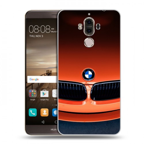 Дизайнерский пластиковый чехол для Huawei Mate 9 BMW