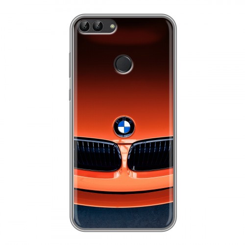 Дизайнерский силиконовый чехол для Huawei P Smart BMW