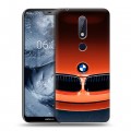 Дизайнерский пластиковый чехол для Nokia 6.1 Plus BMW