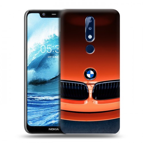 Дизайнерский силиконовый чехол для Nokia 5.1 Plus BMW