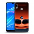 Дизайнерский пластиковый чехол для Huawei Y6 (2019) BMW