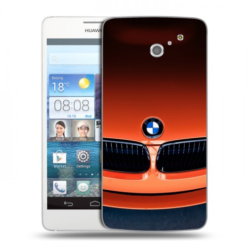 Дизайнерский пластиковый чехол для Huawei Ascend D2 BMW