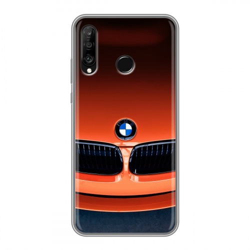 Дизайнерский силиконовый чехол для Huawei P30 Lite BMW